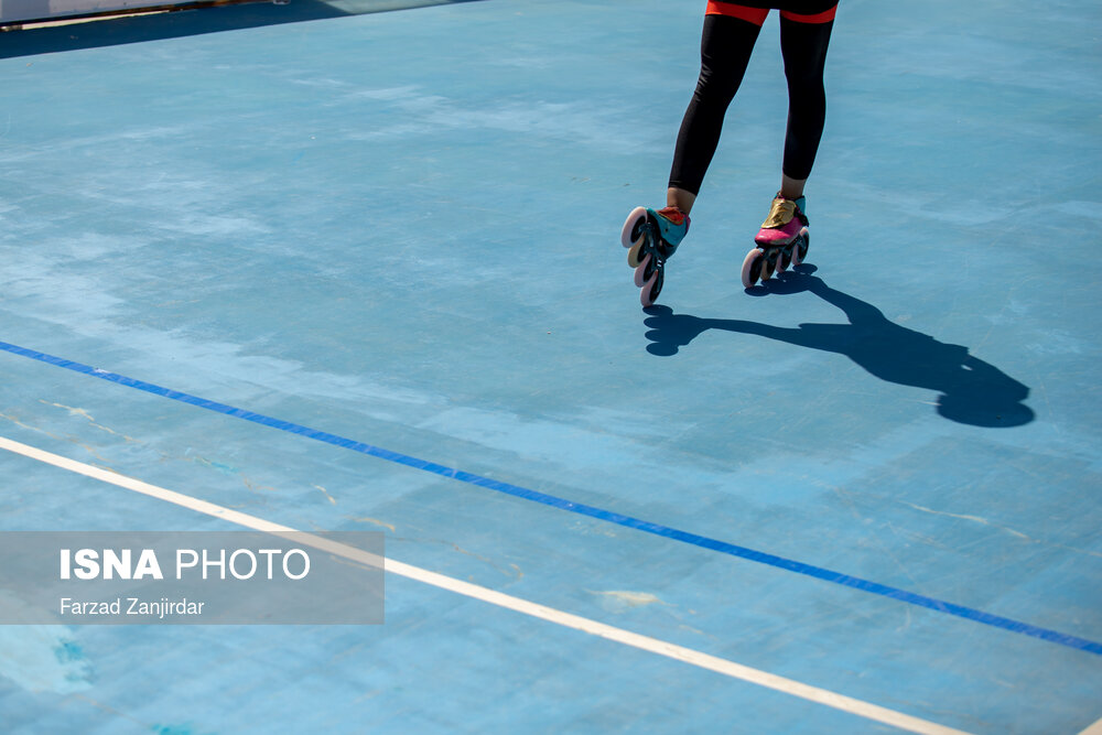 تصاویر | دومین مرحله انتخابی تیم ملی اسکیت سرعت بانوان