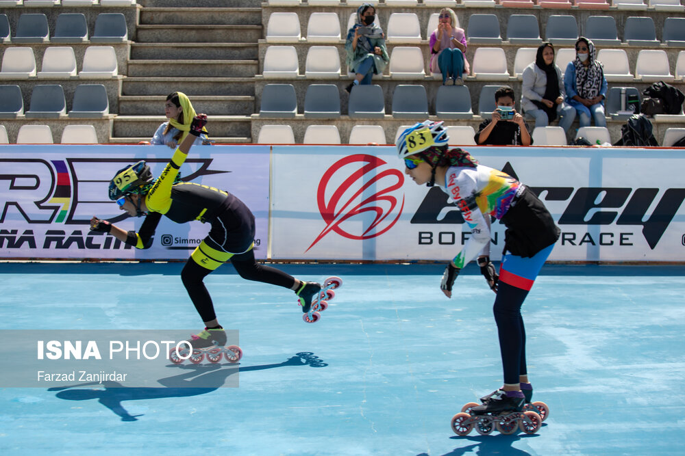 تصاویر | دومین مرحله انتخابی تیم ملی اسکیت سرعت بانوان