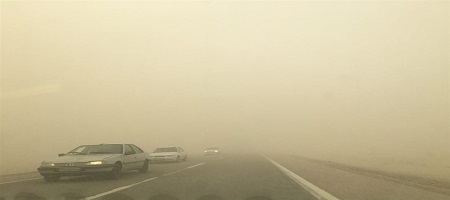 وزش طوفان شن شدید، با سرعت ۱۰۴ کیلومتربر ساعت در سیستان