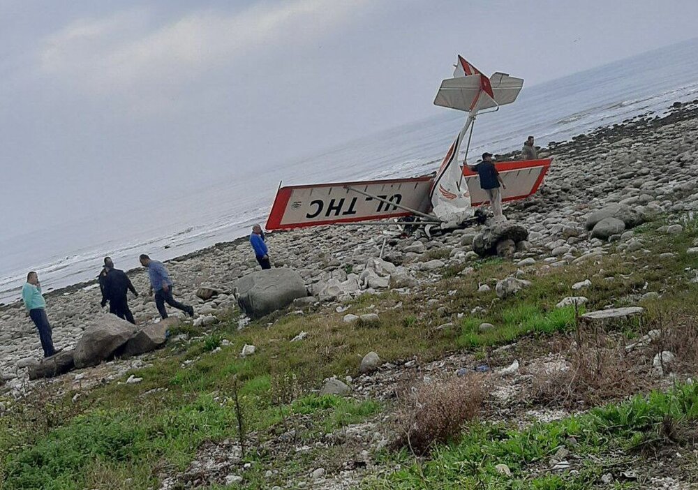 سقوط یک فروند هواپیما در رامسر