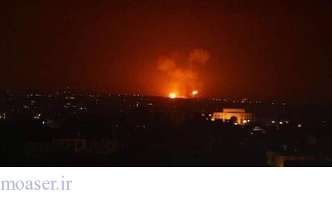 حمله جنگنده‌های اسرائیل به جنوب دمشق