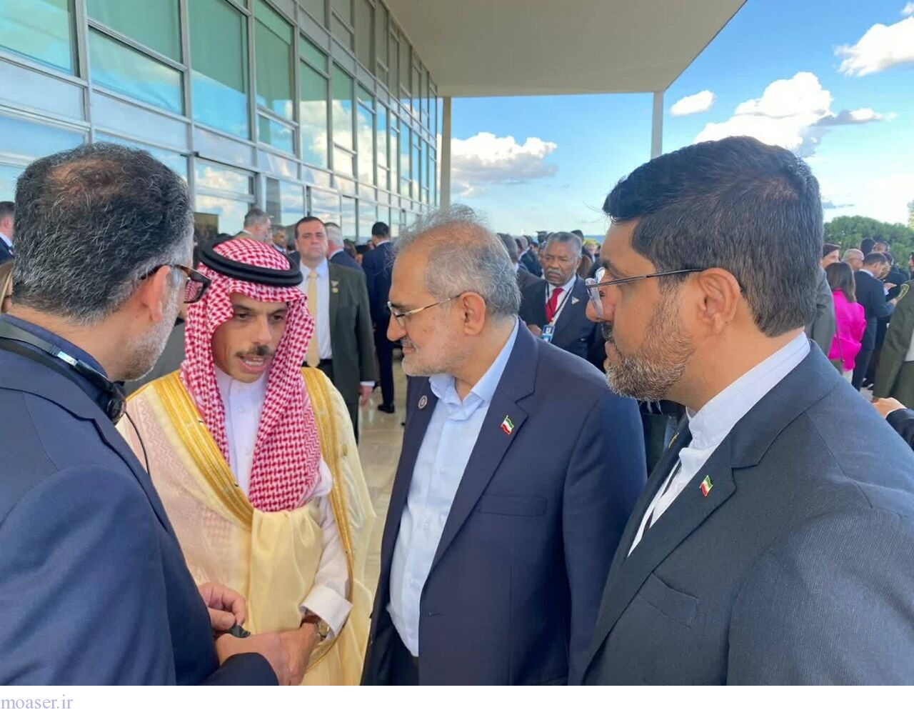 دیدار وزیر خارجه عربستان با معاون پارلمانی رئیسی در برزیل