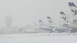 احتمال لغو یا تاخیر پروازهای فرودگاه مهرآباد به دلیل شرایط جوی
