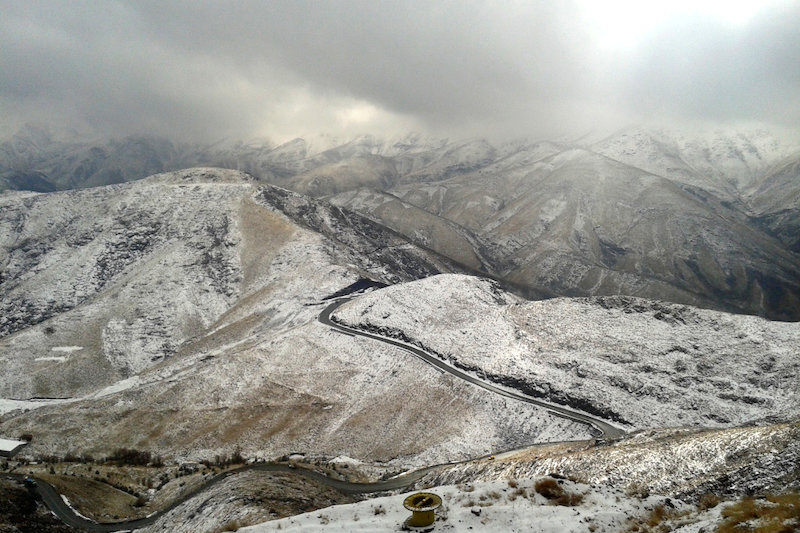 برف و کولاک در ارتفاعات کشور