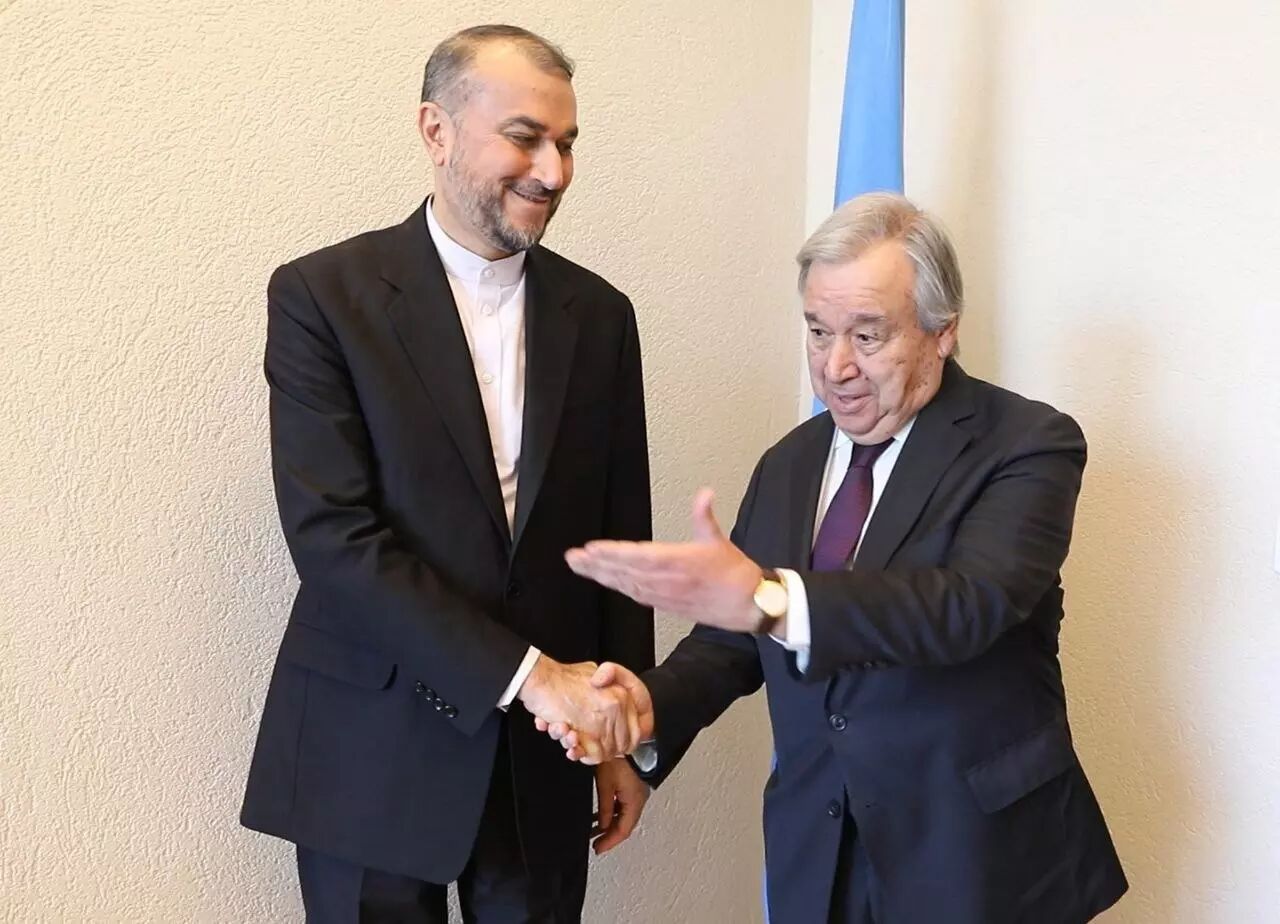 سخنگوی سازمان ملل: امیرعبداللهیان و گوترش درباره برجام و حقوق بشر گفت وگو کردند