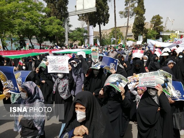 برگزاری راهپیمایی روز جهانی قدس در شیراز