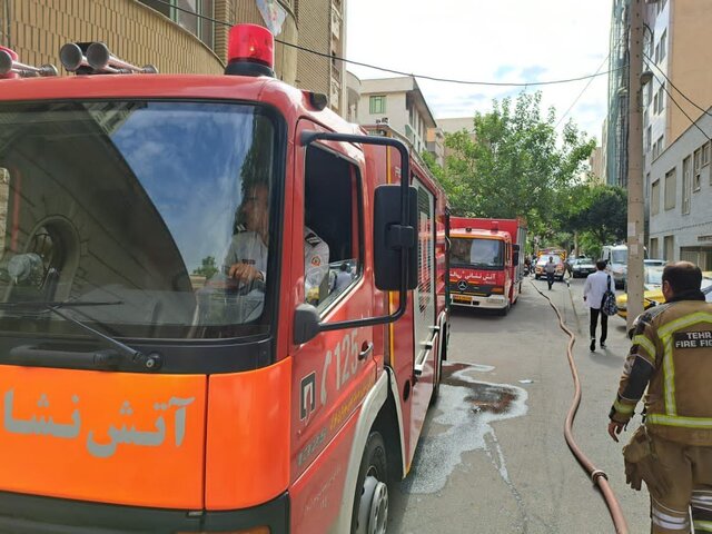 سازمان آتش‌نشانی: نجات ۶۰ نفر از آتش‌سوزی در تهران