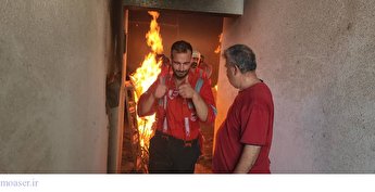تصاویر| برگزاری دوره‌های آموزشی و مانورهای عملیاتی آتش‌نشانان قشم