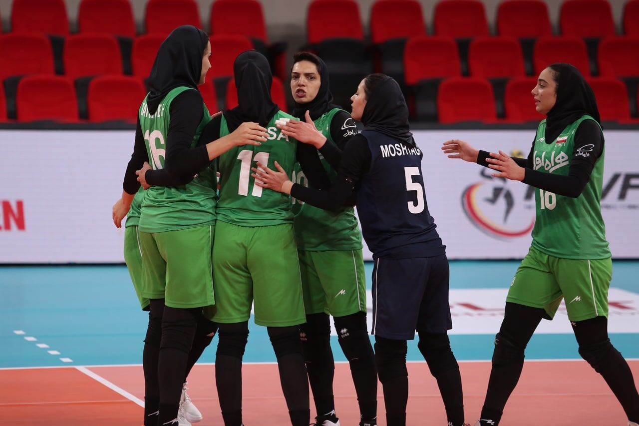 تیم ملی والیبال زنان در جام کنفدراسیون آسیا هفتم شد