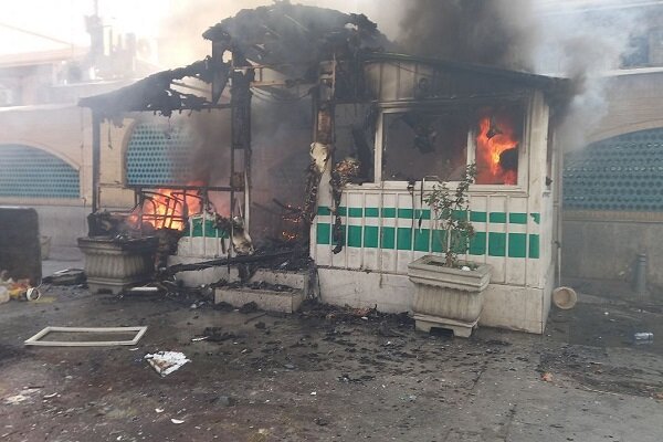 ماجرای آتش زدن ایستگاه کلانتری ۱۱۳ بازار تهران