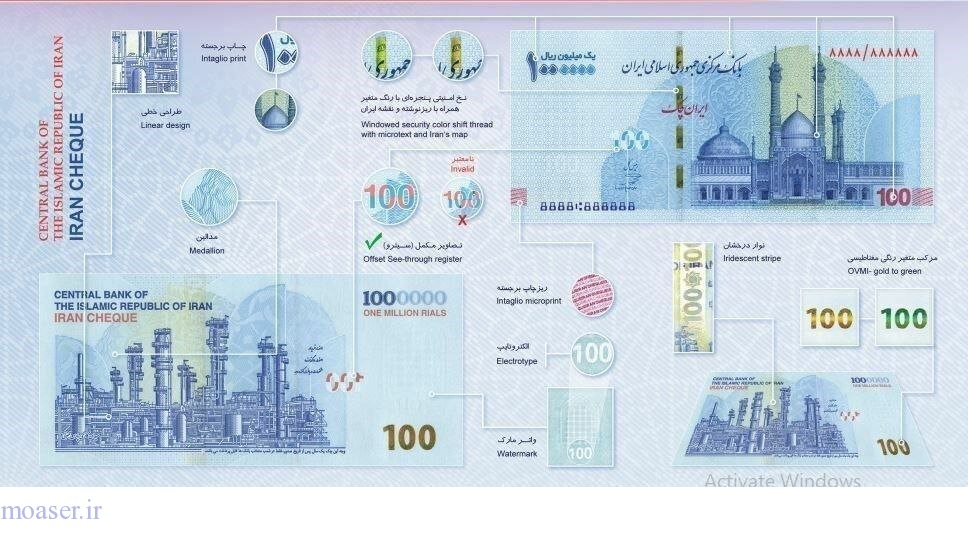تصویر پول جدید ایران
