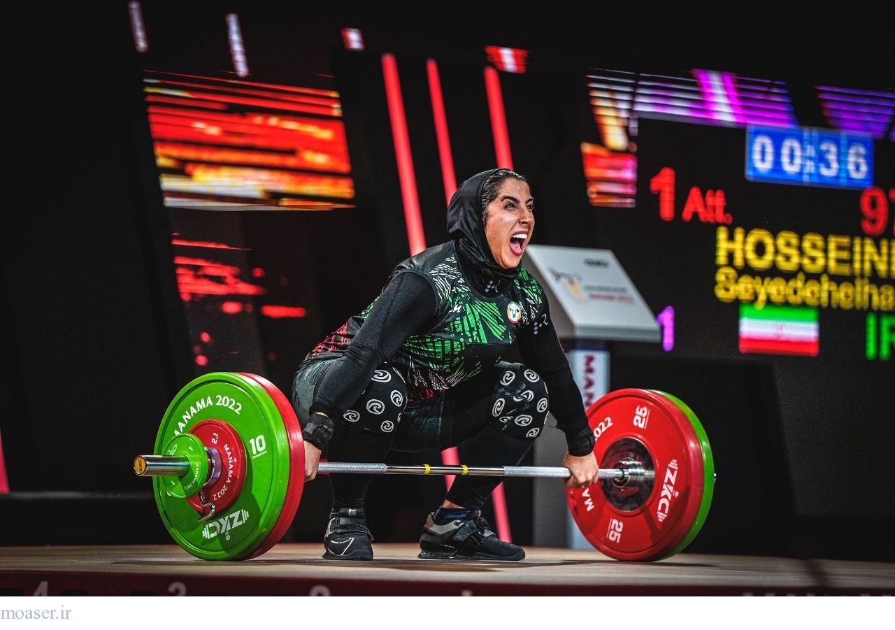 تاریخ‌سازی دختر وزنه‌بردار ایران با کسب مدال طلای یک ضرب
