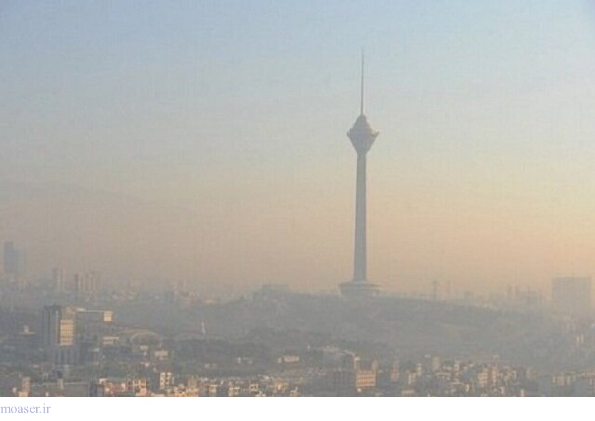 کیفت هوای تهران همچنان در محدوده ناسالم