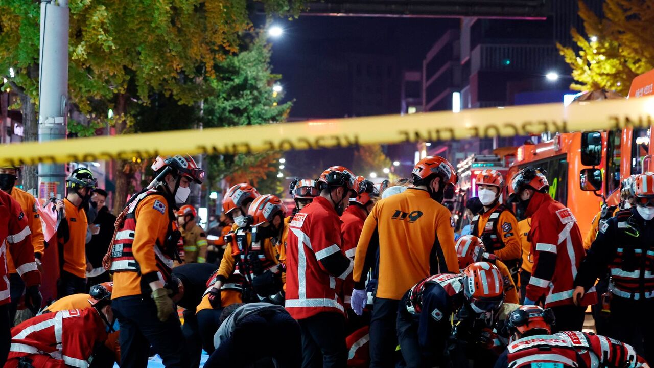 افزایش تعداد کشته‌های جشن شبانه کره جنوبی به ۱۲۰ تن