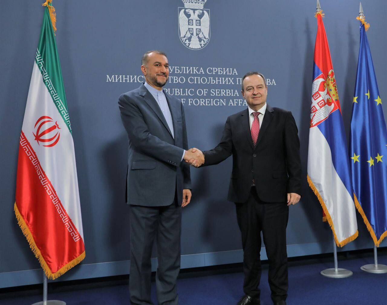 دیدار امیرعبداللهیان و وزیر خارجه صربستان