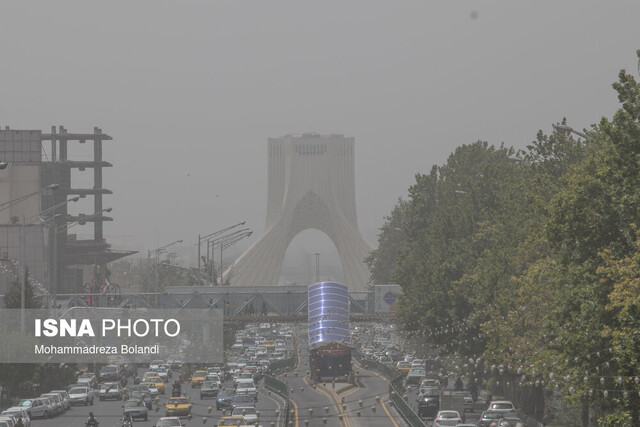 هشدار دوباره مدیریت بحران برای آلودگی هوای تهران، تردد غیرضروری نکنید