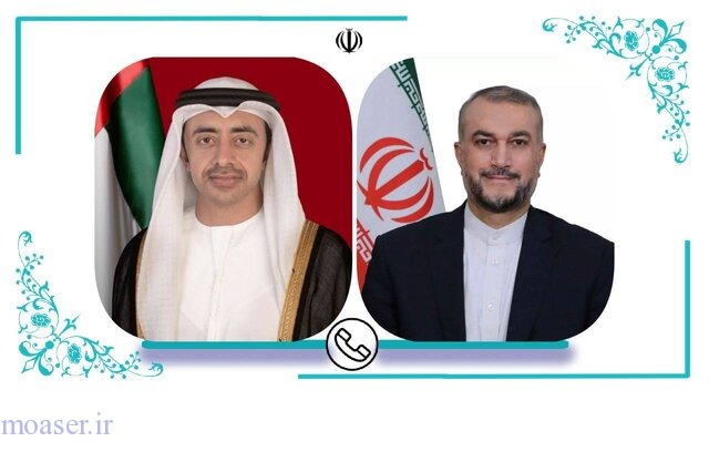 تماس تلفنی امیرعبداللهیان و وزیر امور خارجه امارات متحده