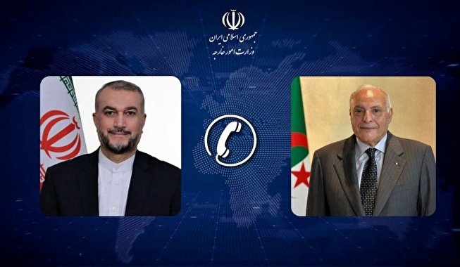 تاکید وزرای امورخارجه ایران و الجزایر بر تداوم همکاری های منطقه ای