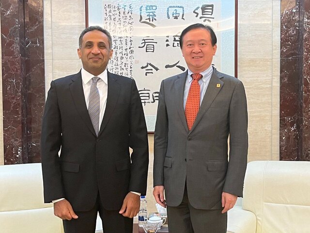 دیدار سفیر چین با رئیس هئیت بازگشایی سفارت عربستان در ایران