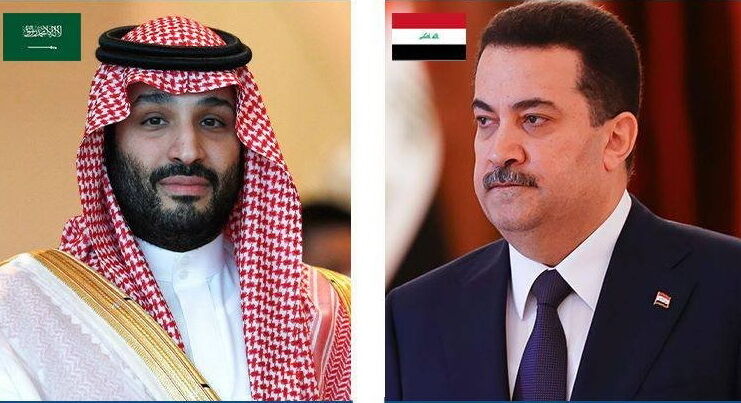 گفت وگو تلفنی ولیعهد عربستان و نخست وزیر عراق درباره همکاری های اقتصادی