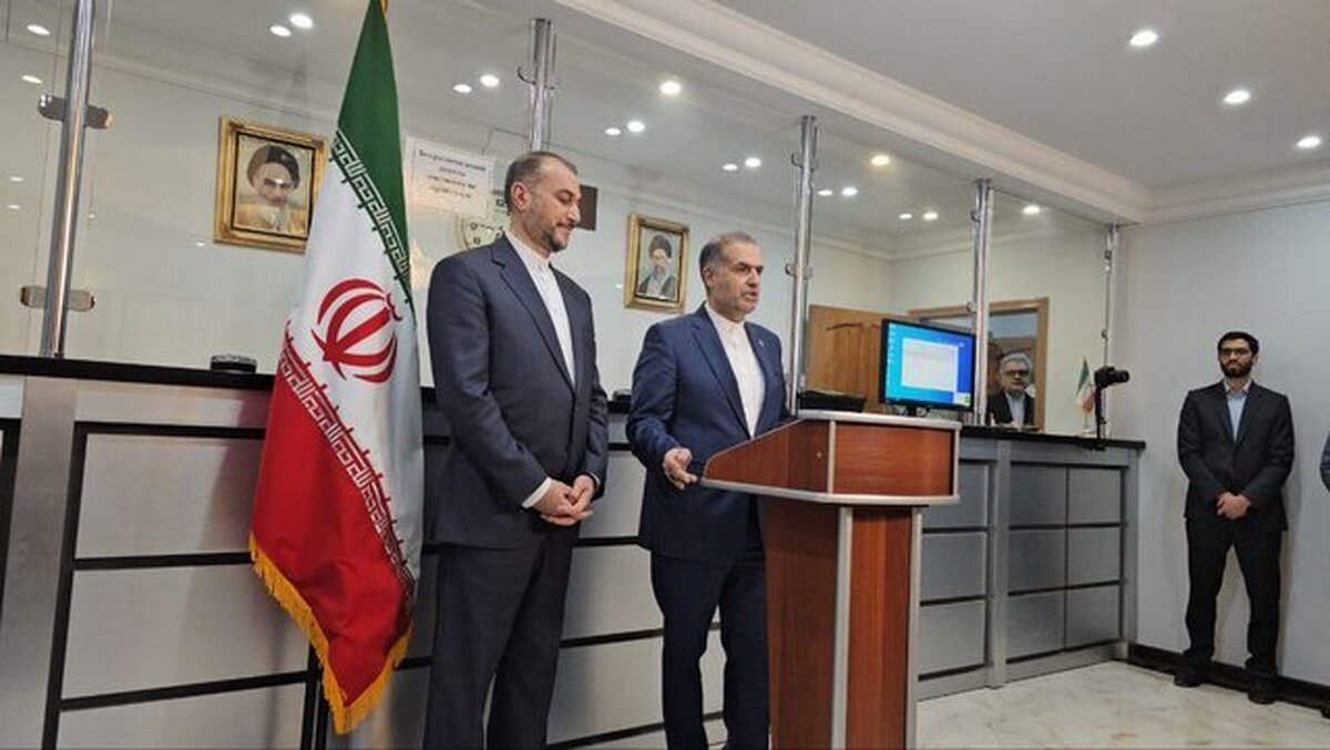 افتتاح سامانه صدور کارت هوشمند ملی در سفارت ایران در مسکو