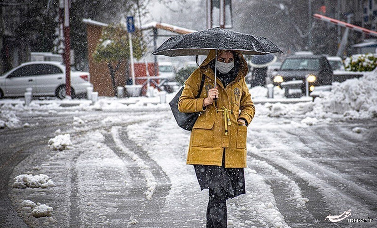 برف و باران در راه ۲۳ استان