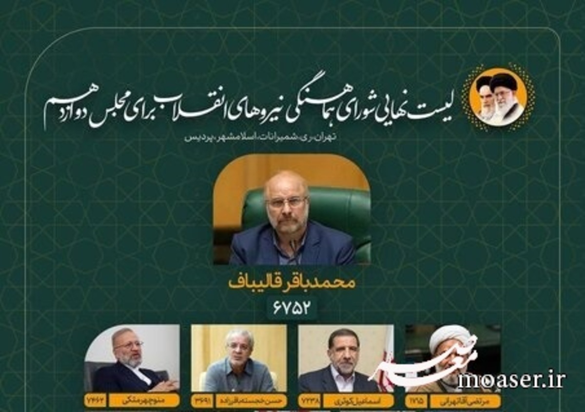 فهرست شورای هماهنگی نیروهای انقلاب اسلامی برای مجلس منتشر شد + اسامی