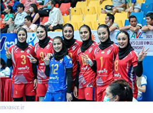 جایگاه هفتم تیم والیبال زنان پیکان در باشگاه‌های آسیا
