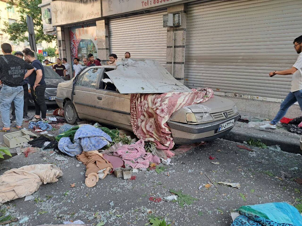 انفجار یک مغازه خشکشویی در خیابان سهروردی سه مصدوم به جا گذاشت