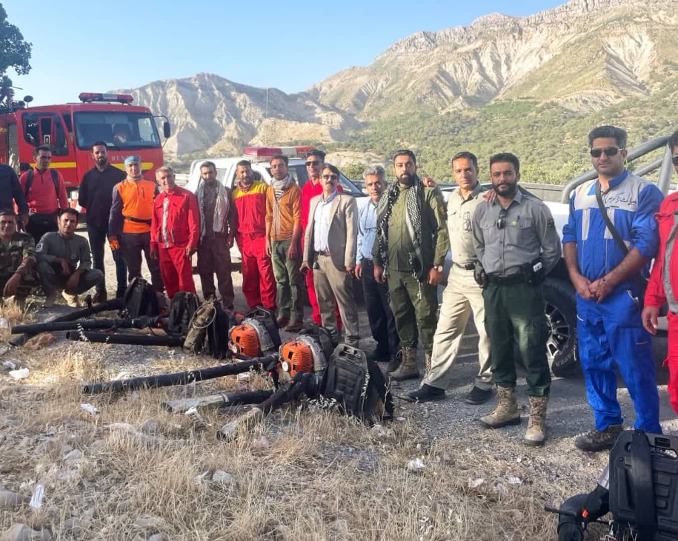 فارس/احداث آتش بُر در پهنه محیط زیست شهرستان کوهچنار