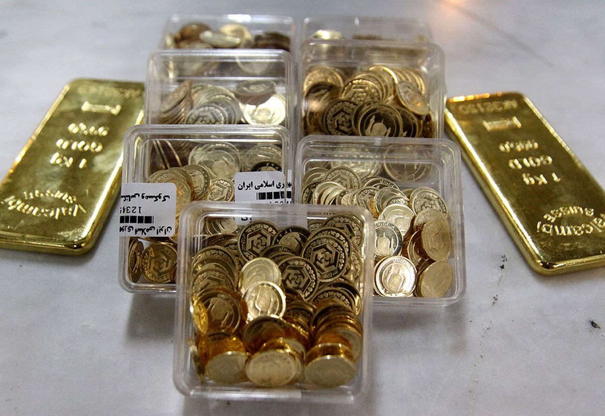 کاهش قیمت انواع سکه و طلا