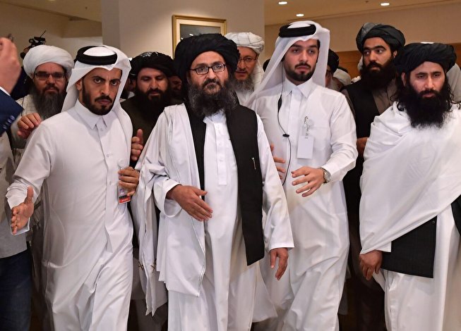 دیدار مقامات آمریکایی با هیئتی از طالبان در قطر