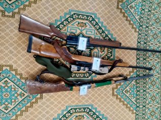 کشف چهار قبضه اسلحه شکاری و جنگی در شهرستان پاسارگاد