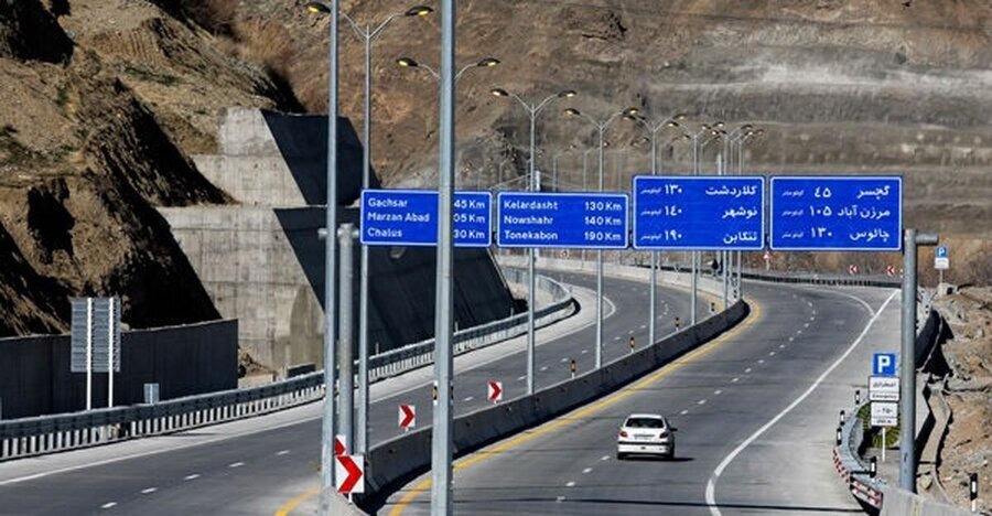 اعمال محدودیت های ترافیکی در جاده چالوس و آزادراه تهران - شمال
