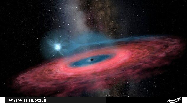 یک تصویر ترسناک و البته شگفت انگیز از سیاهچاله شبح وار