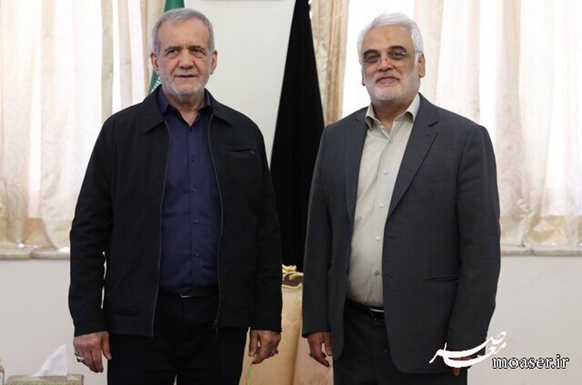 رئیس دانشگاه آزاد اسلامی با رئیس جمهور منتخب دیدار کرد