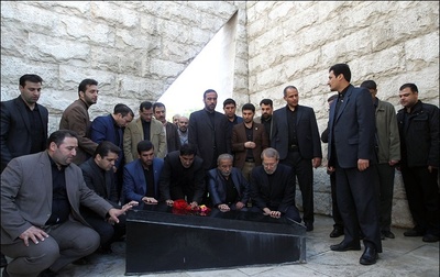 علی لاریجانی در مراسم عزاداری