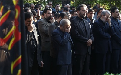 علی لاریجانی در مراسم عزاداری